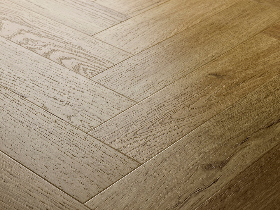 Elements Inspirations Herringbone Classic Oak EIH09 Glue Down LVT Vinyl Flooring