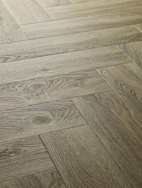 Elements Inspirations Dove Oak EIP04 Glue Down Herringbone LVT Vinyl Flooring