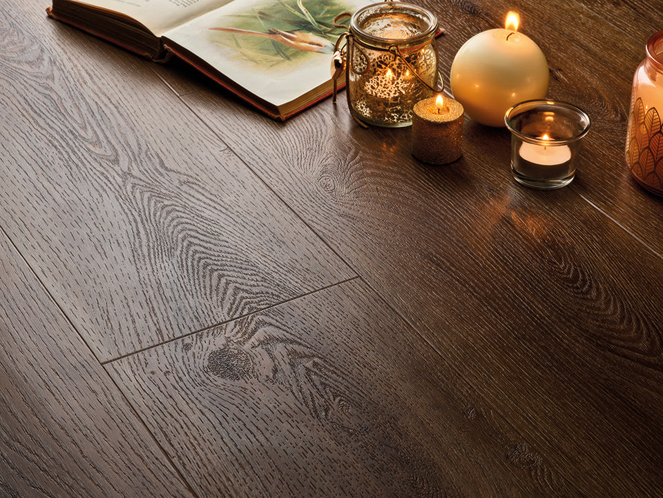 Elements Inspirations Herringbone/ straight plank Espresso EIH02 Glue Down LVT Vinyl Flooring