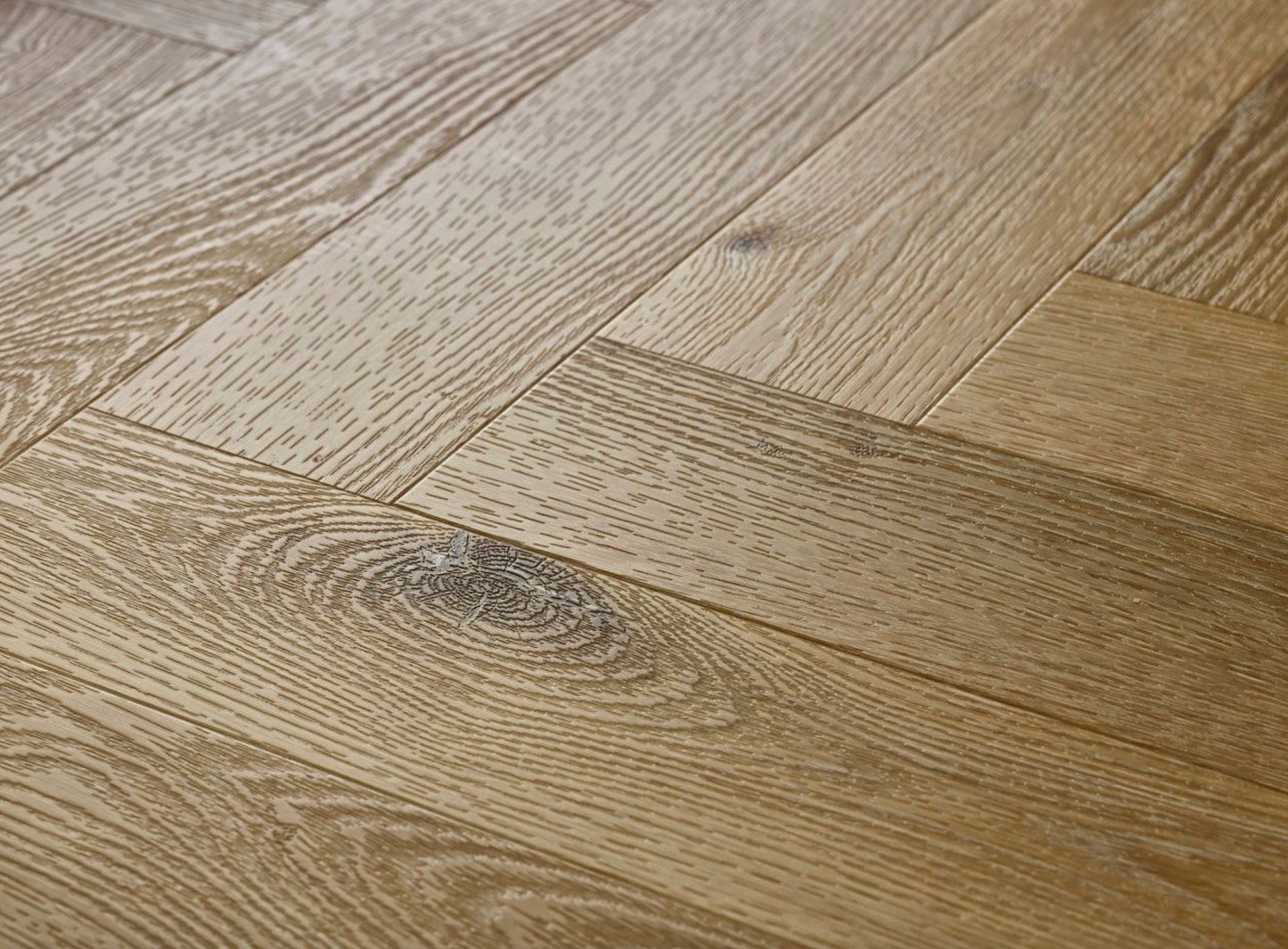 Textures 'Sycamore Oak' Herringbone Stick Down LVT Flooring